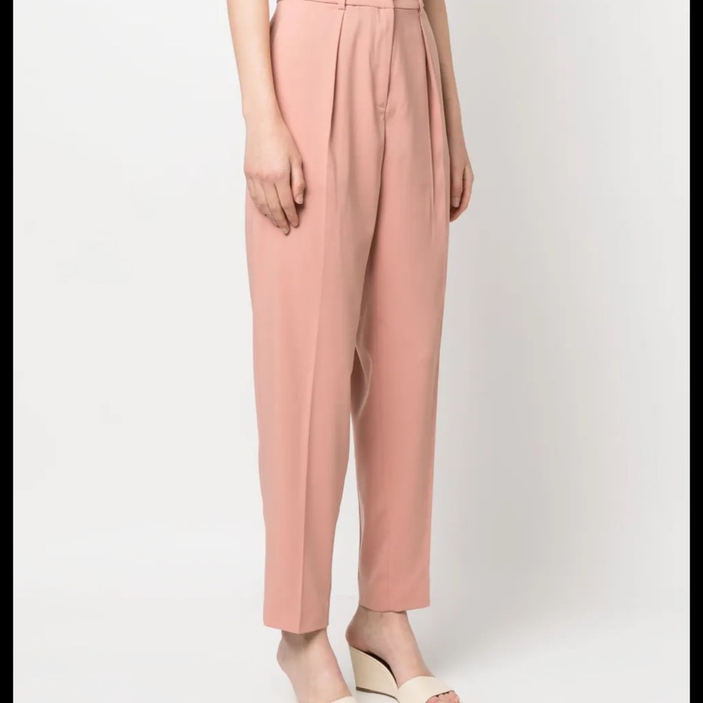 a new day Pink High-Waisted  Pleated Wide-Leg Trousers